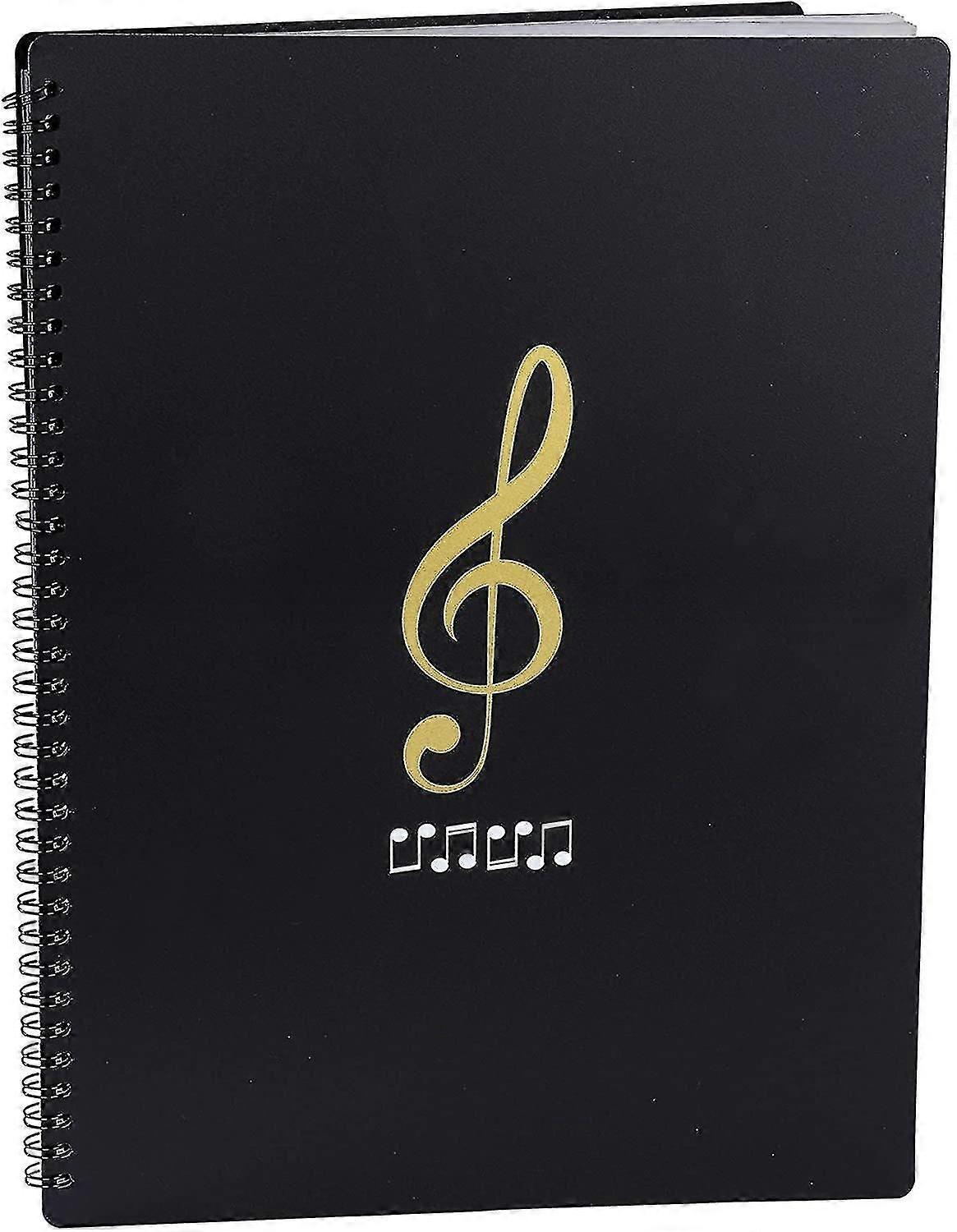 Music Folder For Sheet Music While Playing A4 Size Paper Documents Holder Storage 30 Pockets Clef