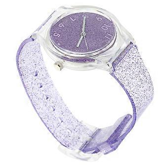 Barneklokke for jenter lilla barnearmbåndsur hverdagsbruk rund trendy 23x3.5x1cm tidtelling 1 sett