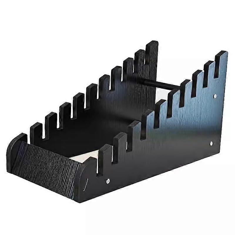 Floor Tile Display Stand, Compact Black Ceramic Tile Rack 35x70x36cm for Space Saving