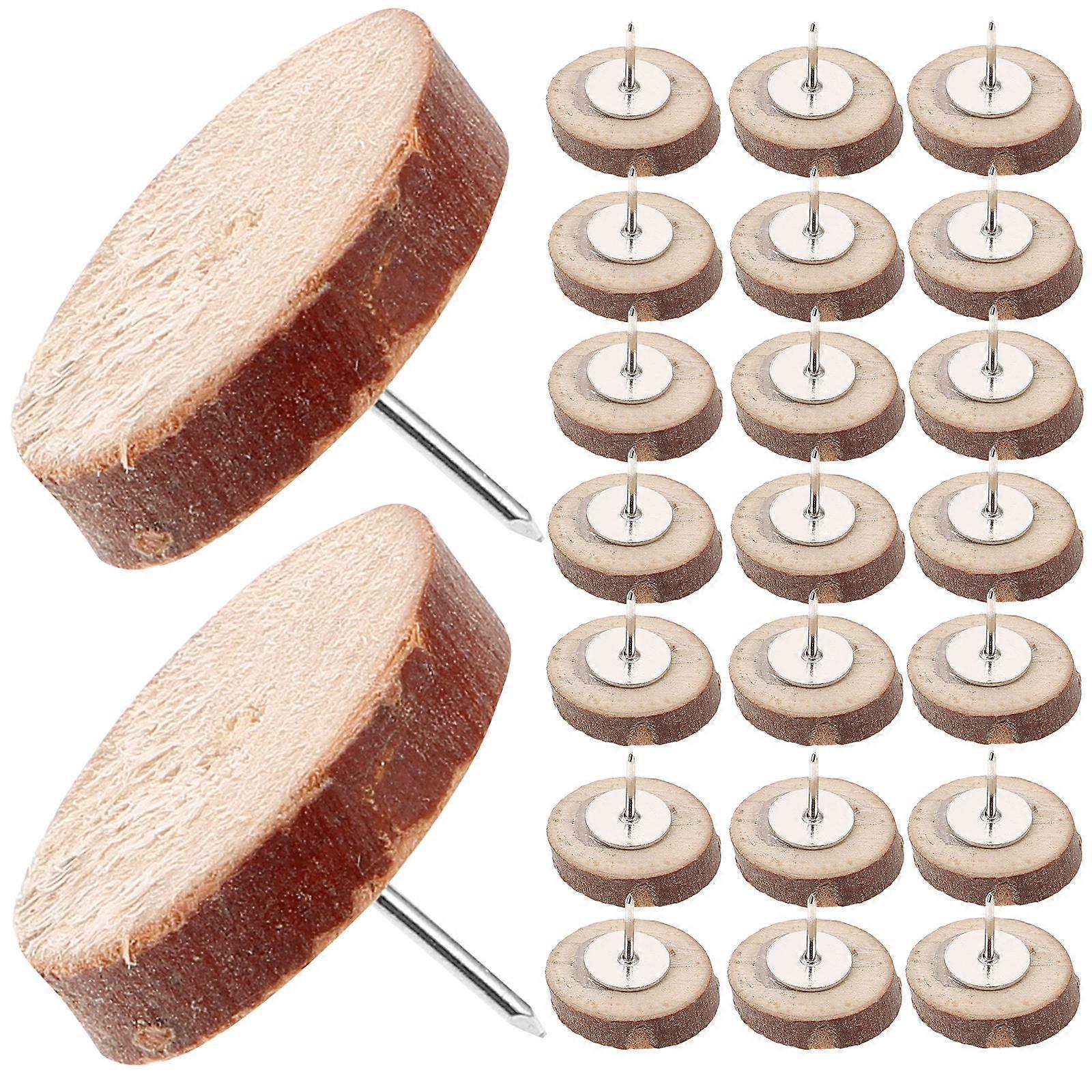 Pushpins Wooden Pushpins for Securing with 200Pcs Multi-Function Thumb Tacks