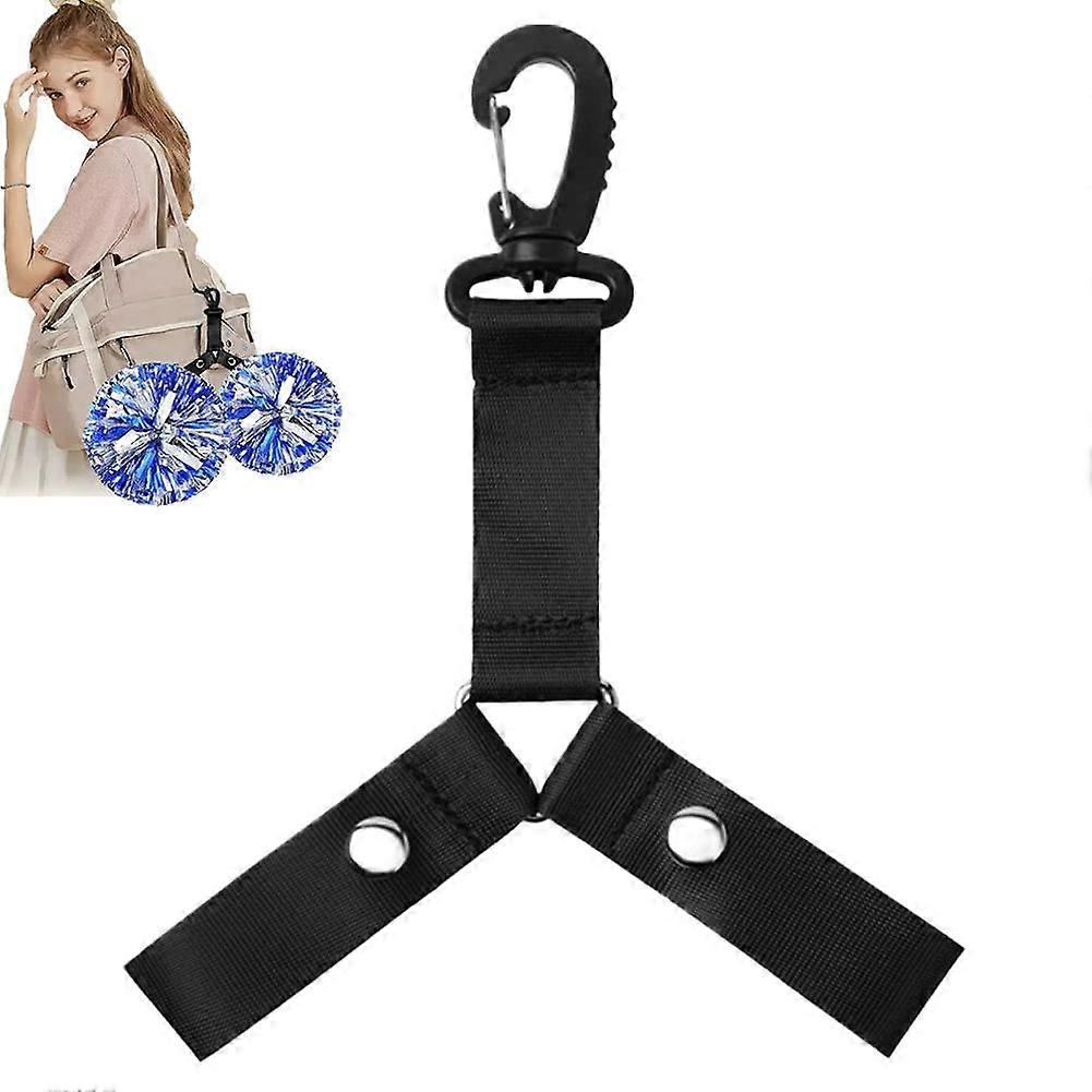 Backpack Hanger with Snap - Cheerleading Pom - Pom Triangular Buckle Strap Bracket, Cheer Bag Strap Accessory