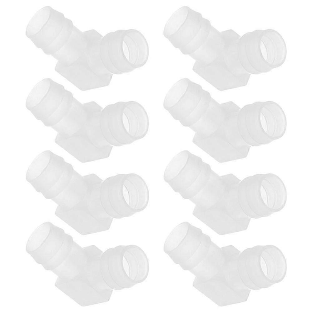 90 Degree Elbow Hose Fitting 8Pcs Set Plastic
