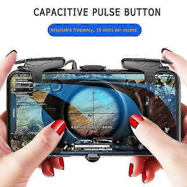 compatible with Pubg Gamepad Mobile Controller Game Shooter Trigger Button compatible with Iphone Android Smartphone Gamepad Joystick Continuous Fire