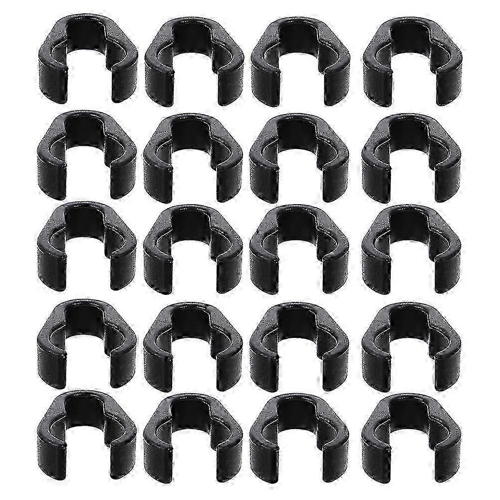 Universal Mic Pole Clamp Designed for Flexible Microphone Cable Management 50Pcs