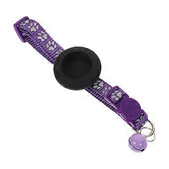 Reflective Tracer Cat Collar Adjustable Anti-Lost Pet Collar 4Pcs with Bell