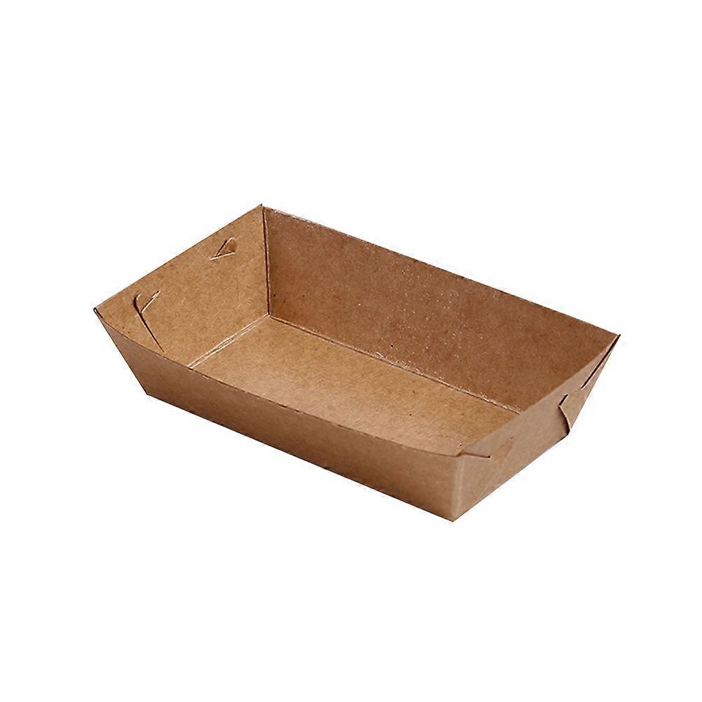 Light Brown Boat Shape Snack 5Pcs