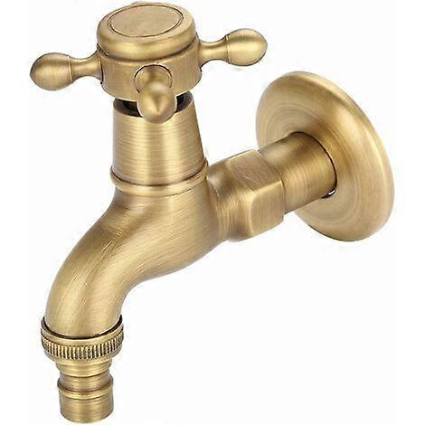 Wall-mounted faucet, G1/2 thread, solid brass, for kitchen washing machine