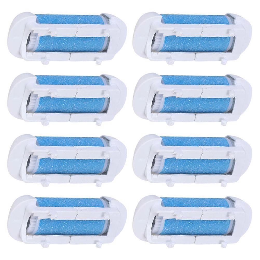 Pedicure File Roller Replacement for Foot Use 8Pcs Blue