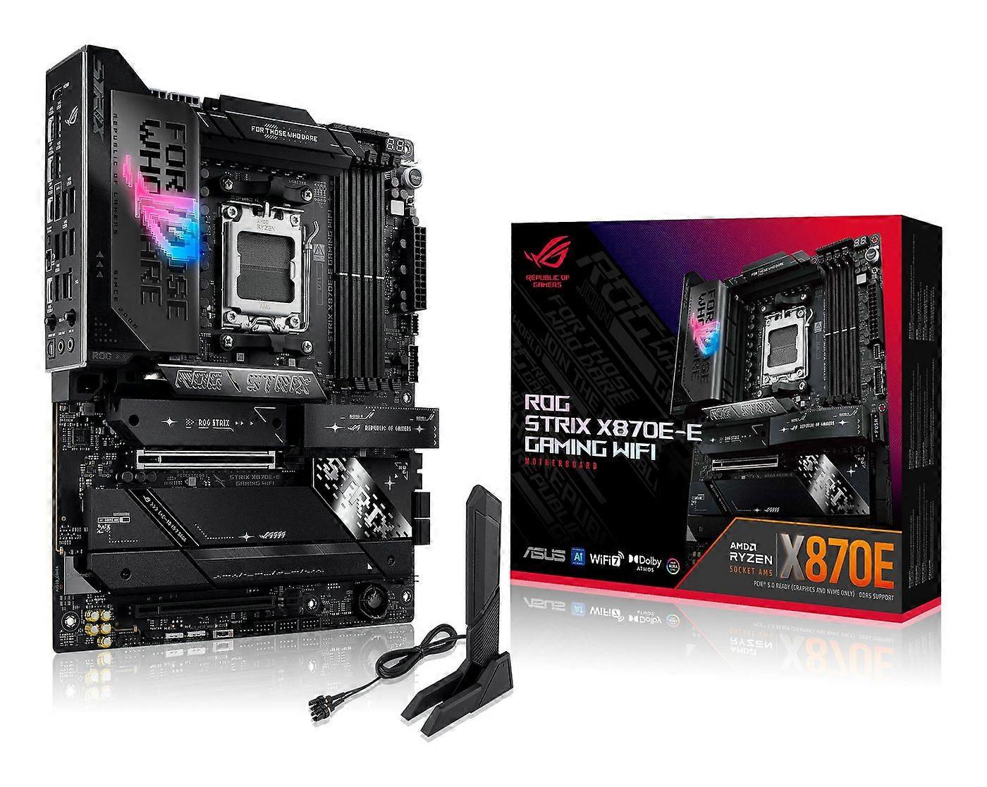 Asus AMD Socket AM5 -kanta AMD Ryzen 9000-, 8000- ja 7000-sarjan pöytätietokoneiden prosessoreille AMD X870E