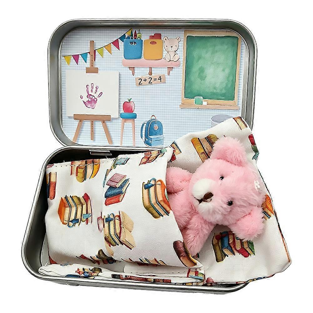 Bear in a Box Gift - First Day at School Keepsake