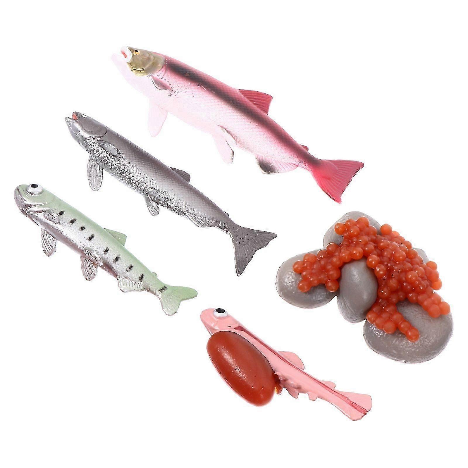 Mini Simulation Ocean Creature Models Science Education Toy Set for Children 1Set