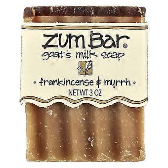 ZUM, Zum Bar®, getmjölkssåp, rökelse och myrra, 85 g, 4-pack