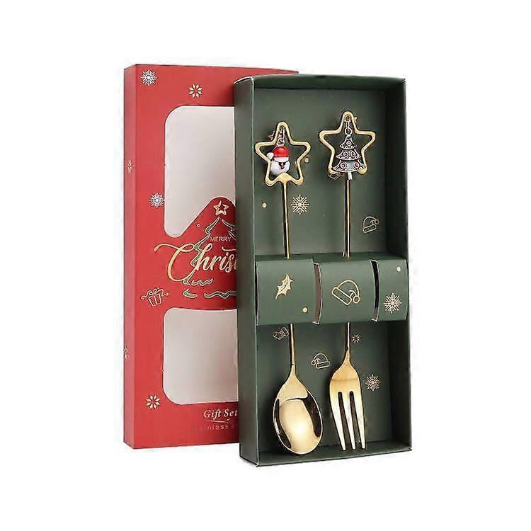 Christmas Star Tableware Gift 2pcs /Pack A304
