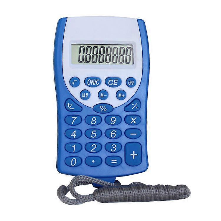 Portable Rubber Button Calculator, Cute Small Handheld Electronic Numeric Calculator for Students, Gift