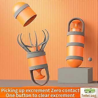 Pet Clean Cartoon Clip Toilet,Toilet Bag,Outdoor Shovel,Toilet Pick Up Device