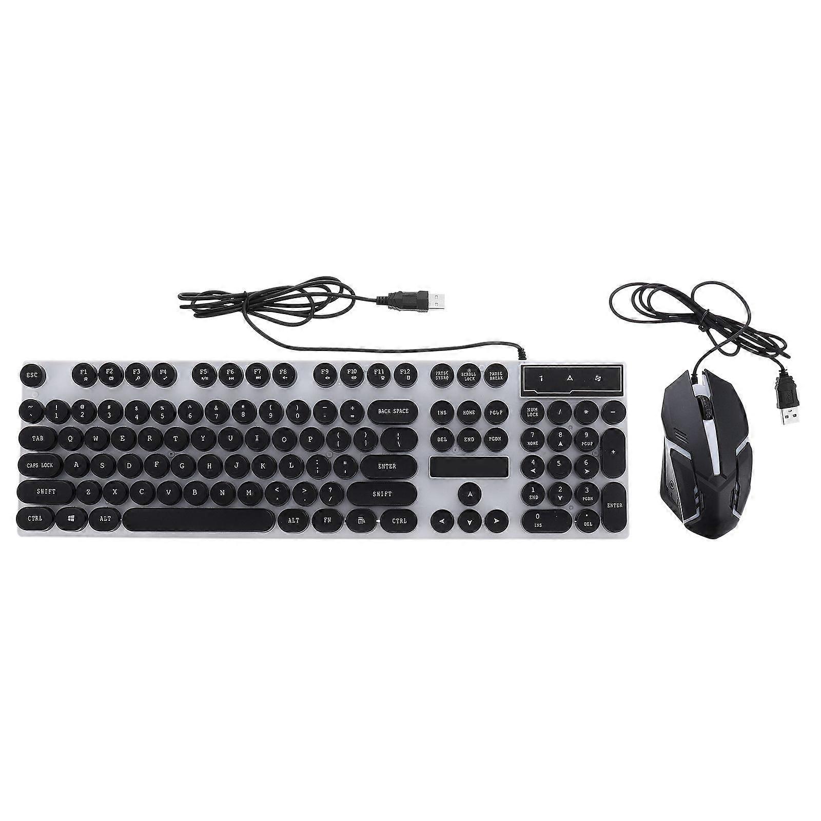 1 Set Computer Keyboard Mouse Gaming Ergonomic Waterproof Keyboard Mouse