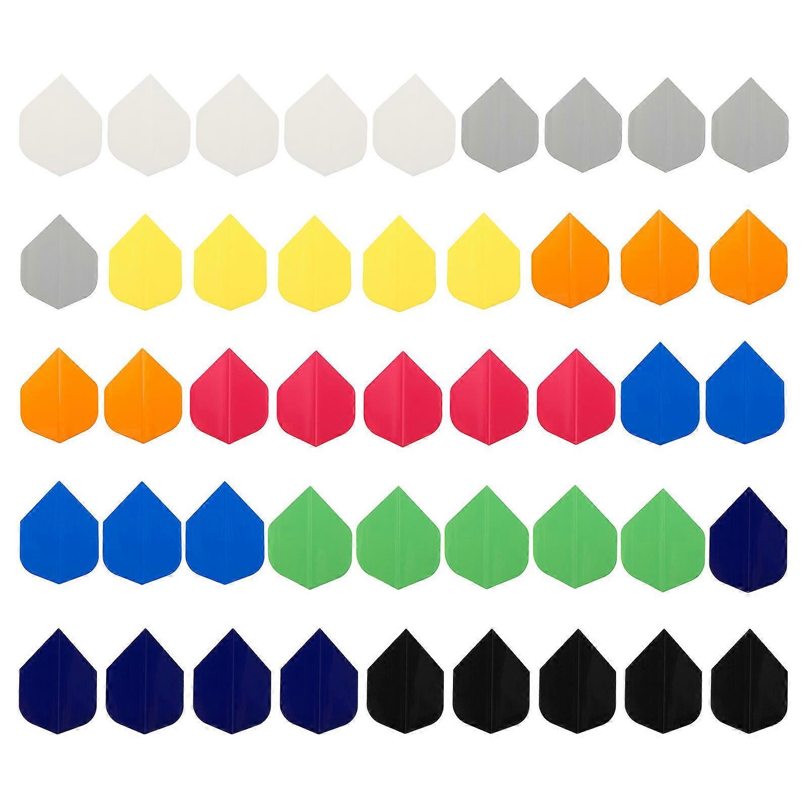 1 jeu d'ailes de queue pour fléchettes, couleurs assorties