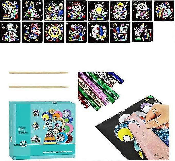 15pcs Pegatinas de educación infantil