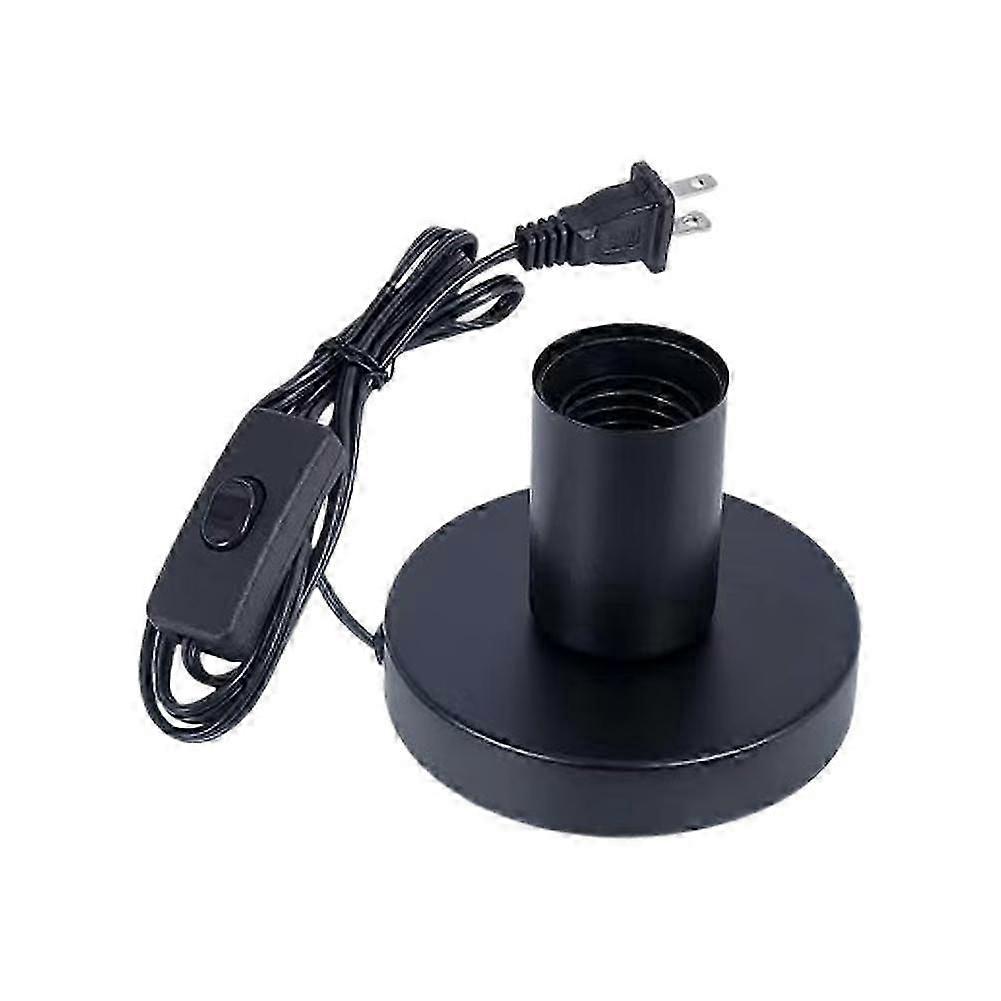Metal Lamp Base E26E27 Universal Screw Bracket Base Night Light Bulb Base Wall Lamp Base Modification