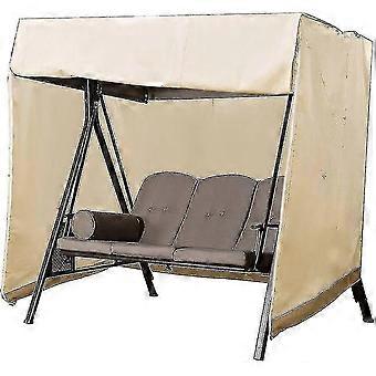 3-seater garden swing set, outdoor waterproof Oxford swing set, anti-UV swing set, protective swing
