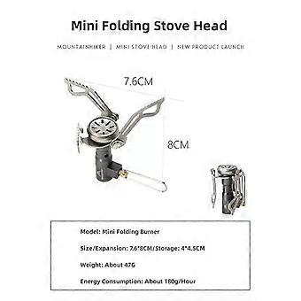 Camping Tourist Burner Big Power Mini Gas Stove Cookware Folding Portable Outdoor Picnic Barbecue Survival Furnace