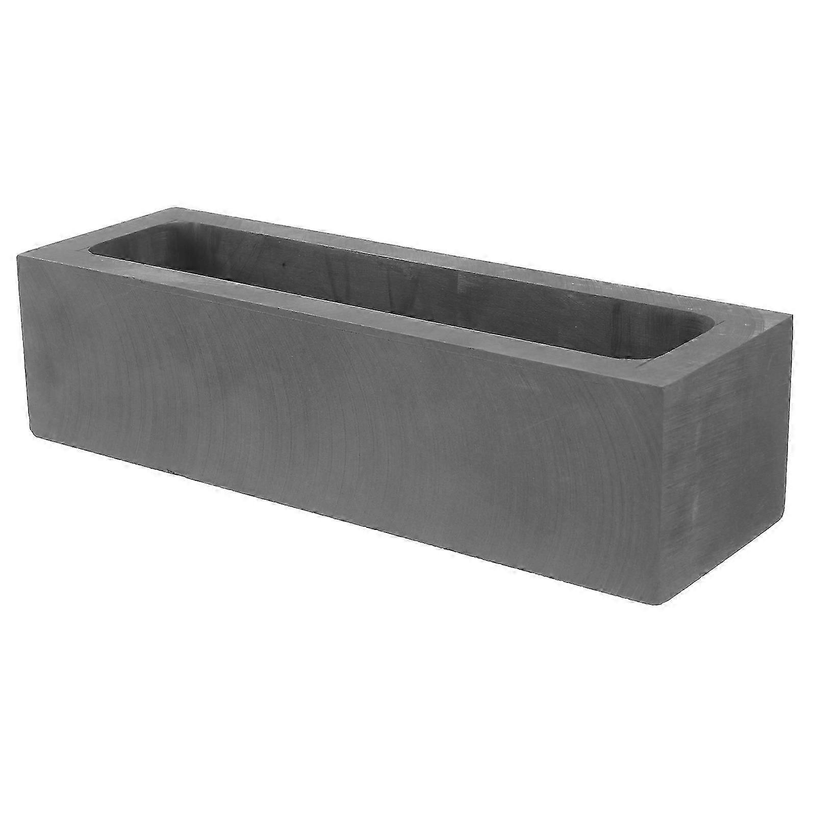 Graphite Crucible for Gold Silver Copper Casting Mold, High-Density Fine-Grain Graphite Melting Tool for Jewelry Making, 1 Piece