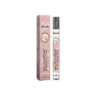 Vanilla Orchid Travel Perfume - Langvarig naturlig duft med vanilje, orkidé og himmelfrøekstrakter - 15 ml bærbar, skånsom, perfekt for eve