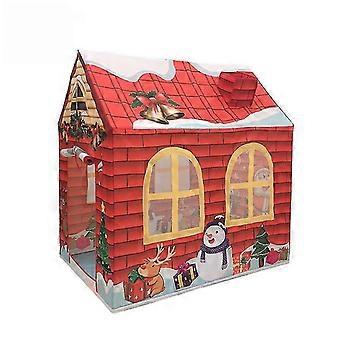 Weihnachtszelt Jungen Mädchen Spielzeug Kinder Zelt Indoor & Outdoor Spielhaus Kinder