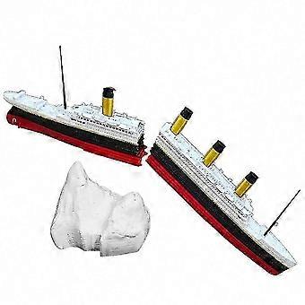 Historisk nøyaktig delt Titanic bade- og bassengleke, realistisk design, halvferie-replika for moro og læring