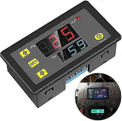 Dc 12v 20a Temporizador de relé digital programable Módulo de interruptor de retardo de ciclo de tiempo