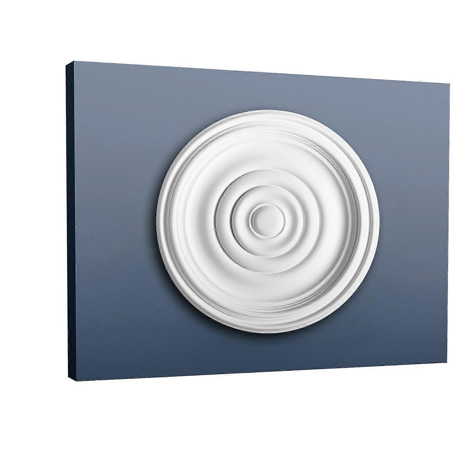 Orac Decor 1 x Ceiling rose R08 LUXXUS Ø 38 cm x 4.2 cm white Purotouch® pre-primed lightweight, sturdy, dimensionally stable