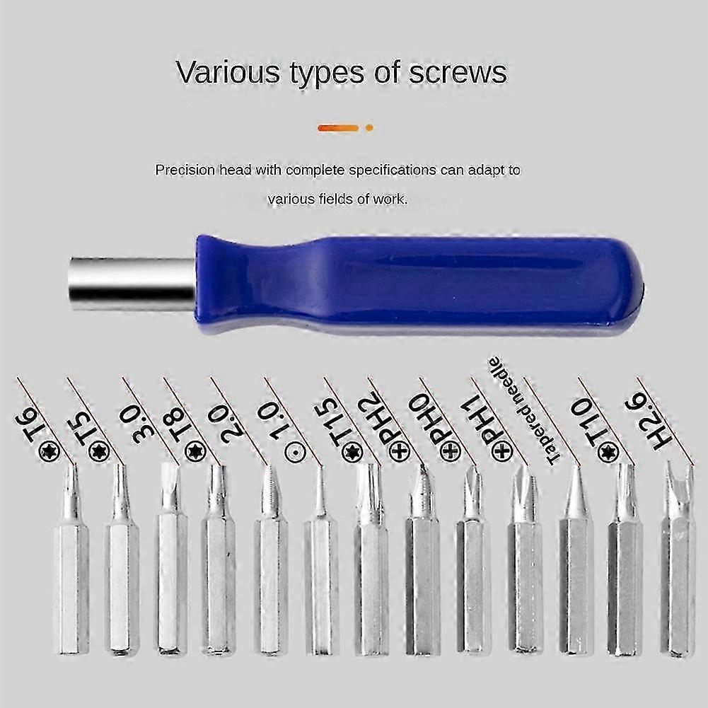 16-In-1 Screwdriver Multifunctional Screwdriver Set Gift Small Screwdriver Multifunctional Batch Head