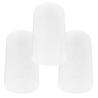 Makeup Brush Holders Transparent Plastic for Storage Use 3Pcs Retractable Organizers