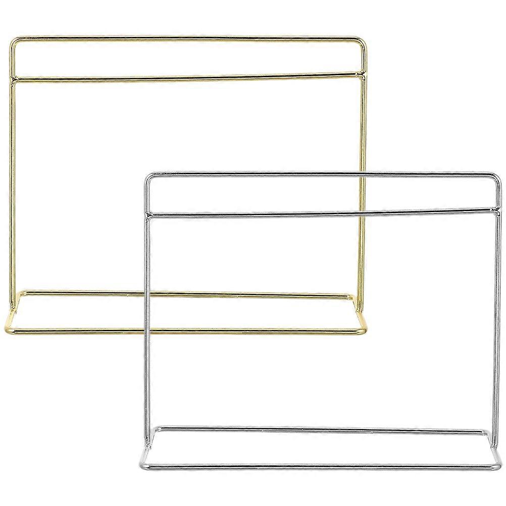 Doll Clothes Rack Mini Clothes Rack for Storage 2Pcs Iron Durable Design
