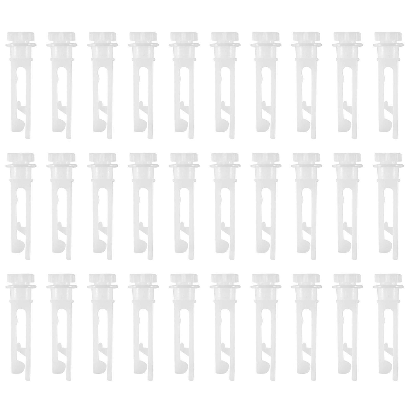 30Pcs Vertical Blind Stem Replacement White Stems compatible with Vertical Window Blind Vertical Blind Carrier Stem