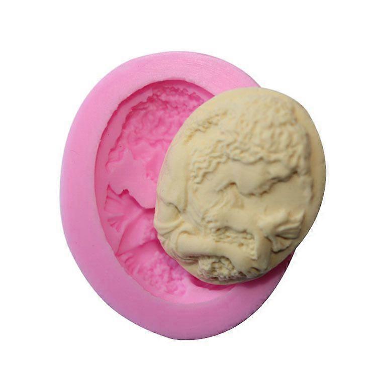Three-dimensional avatar shape chocolate mold - 1PC