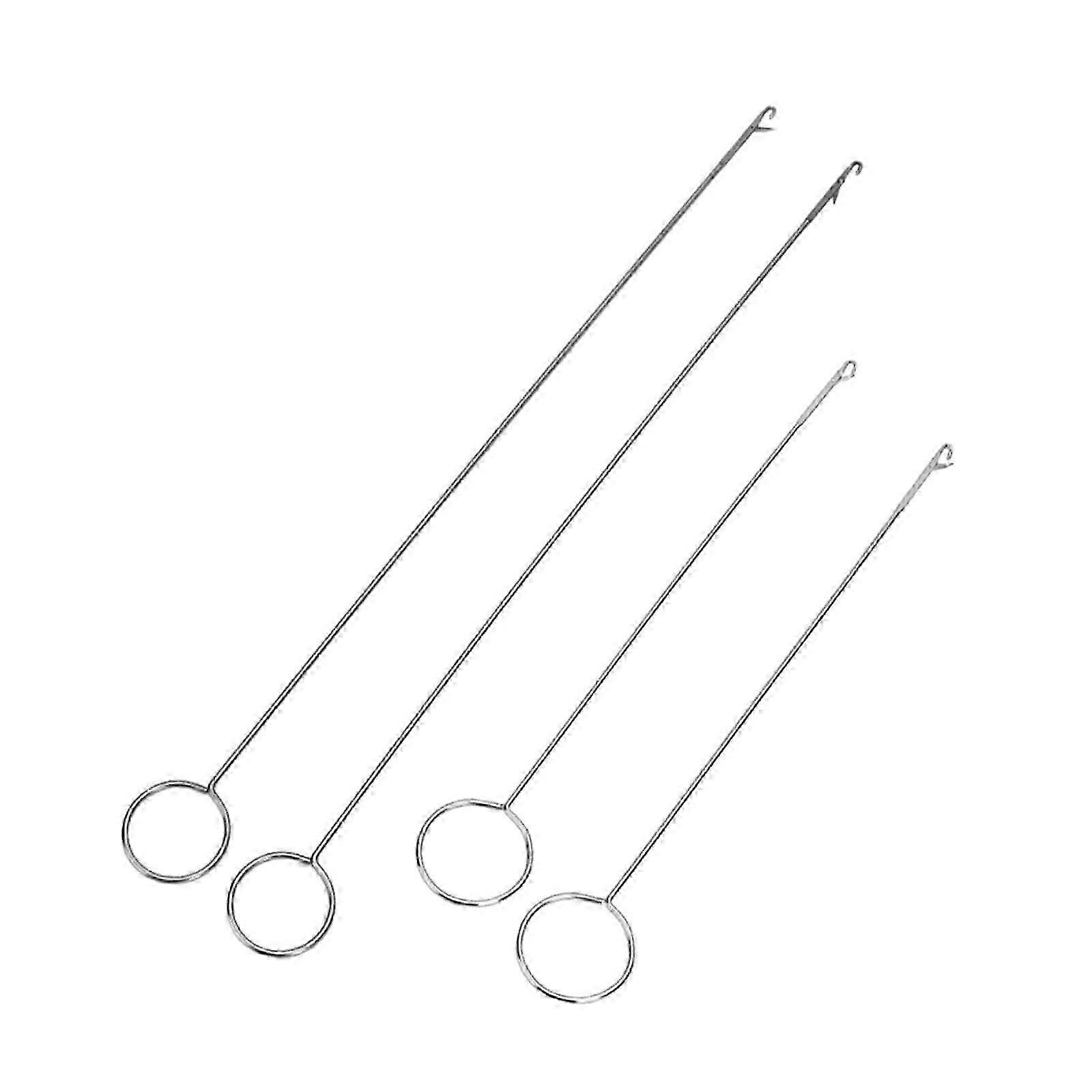 4Pcs Sewing Loop Turner Hook Drawstring Threader Elastic Band Threader YTQ