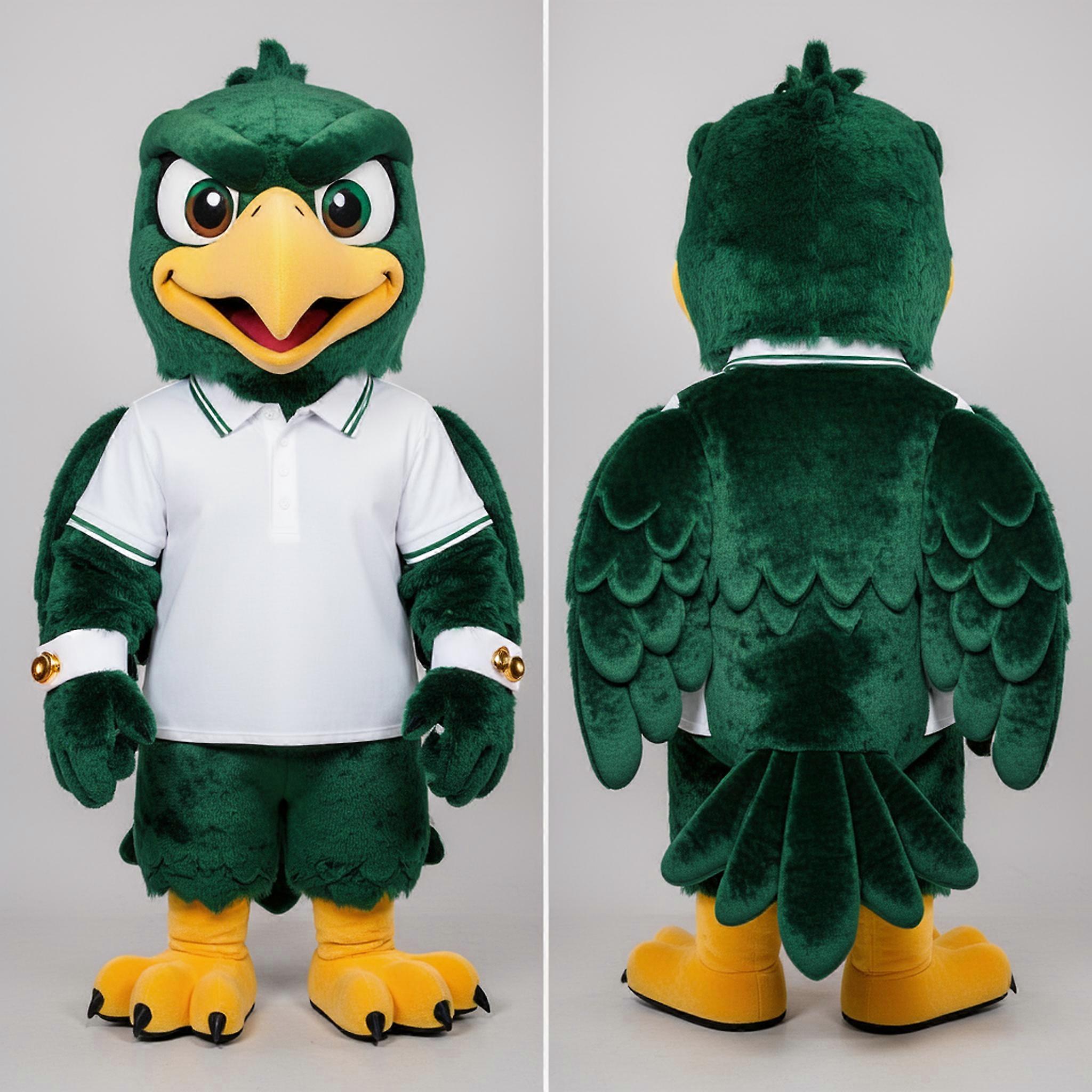 MASTICOT Emerald Green Fierce Eagle Mascot