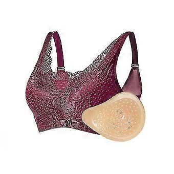 Sujetador de mastectomía ropa interior sin cable Toque suave para mujeres con cáncer de mama