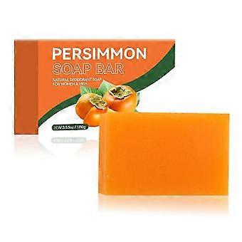 Seifenstück mit Kaki-Duft für Senioren, natürlich desodorierend, für Frauen und Männer.C5