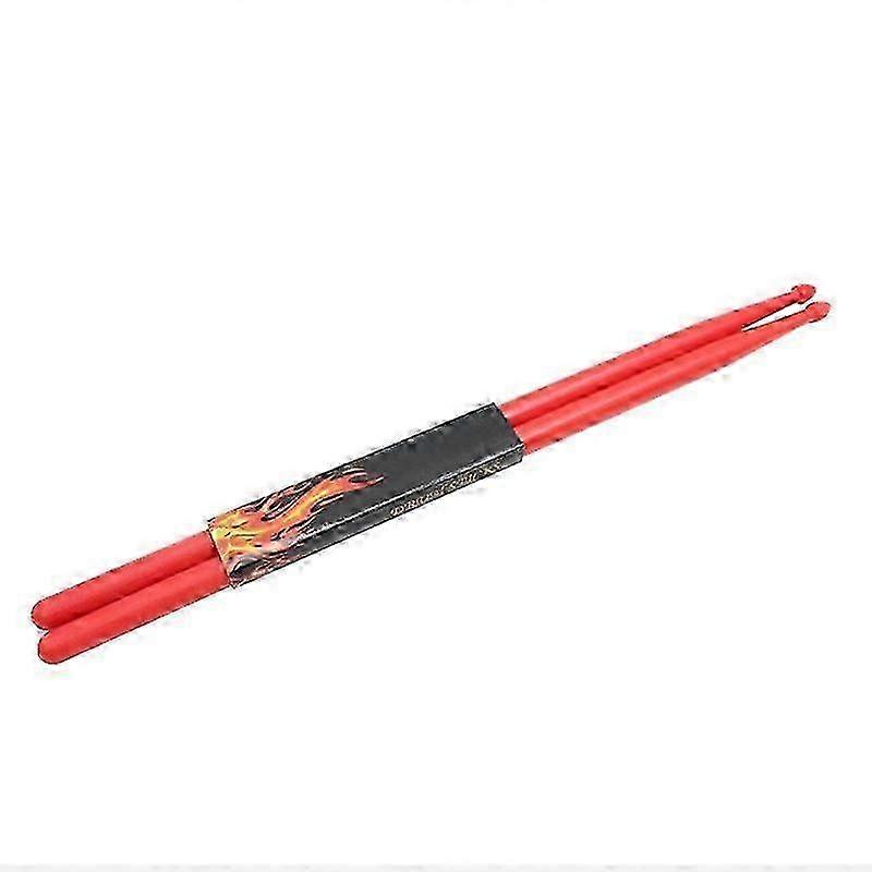 Nylon-Tipped 5A Drumsticks Red
