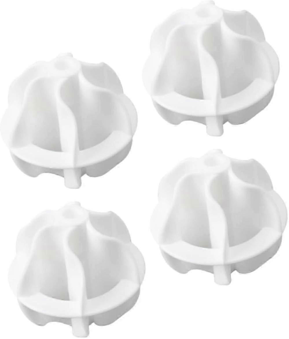 4-Piece Washing Machine Ball Set - Anti-Tangle Balls - Cleans Laundry Effectively