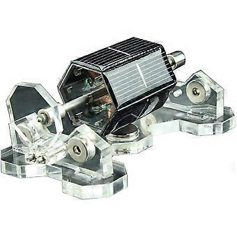 Motor de levitação magnética solar, modelo científico educativo com ímãs duráveis ​​para exibição em mesa.