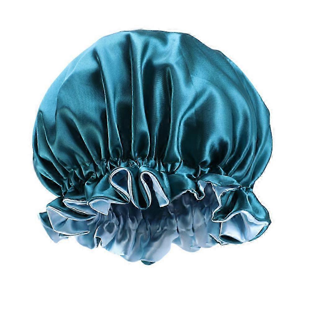 Double Layer Large Satin Night Bonnet