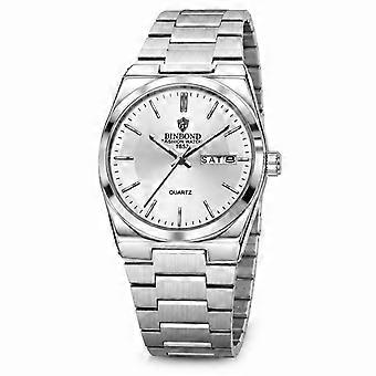 Women's Square Quartz Watch Slim Dual Calendar White Steel White Dial Fashion Student JY