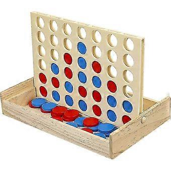 Connect Four made of wood. JOYPRO Foldable Game Board. Connect Four. ZO