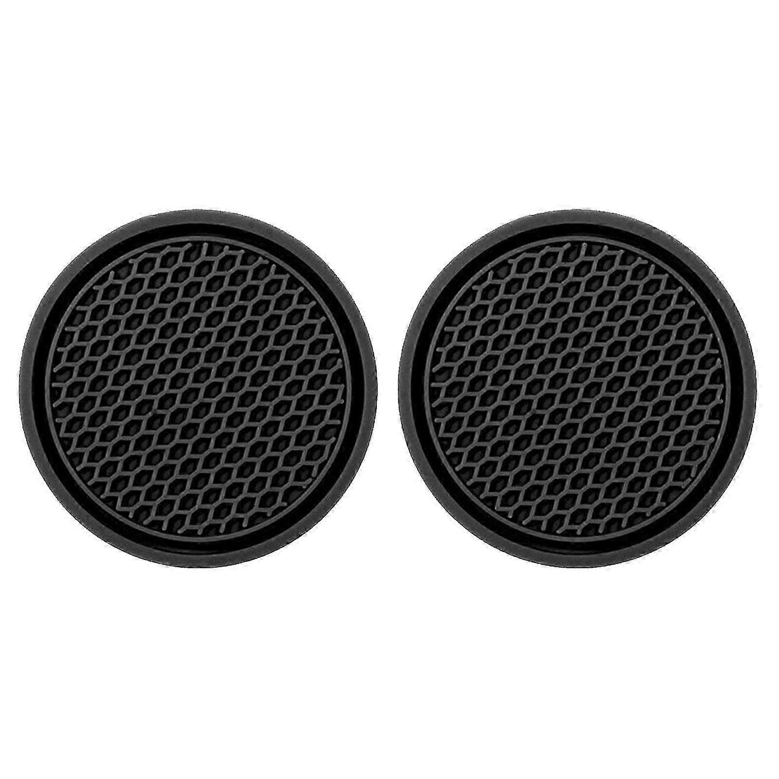 Easy-Clean Car Cup Holder Mats