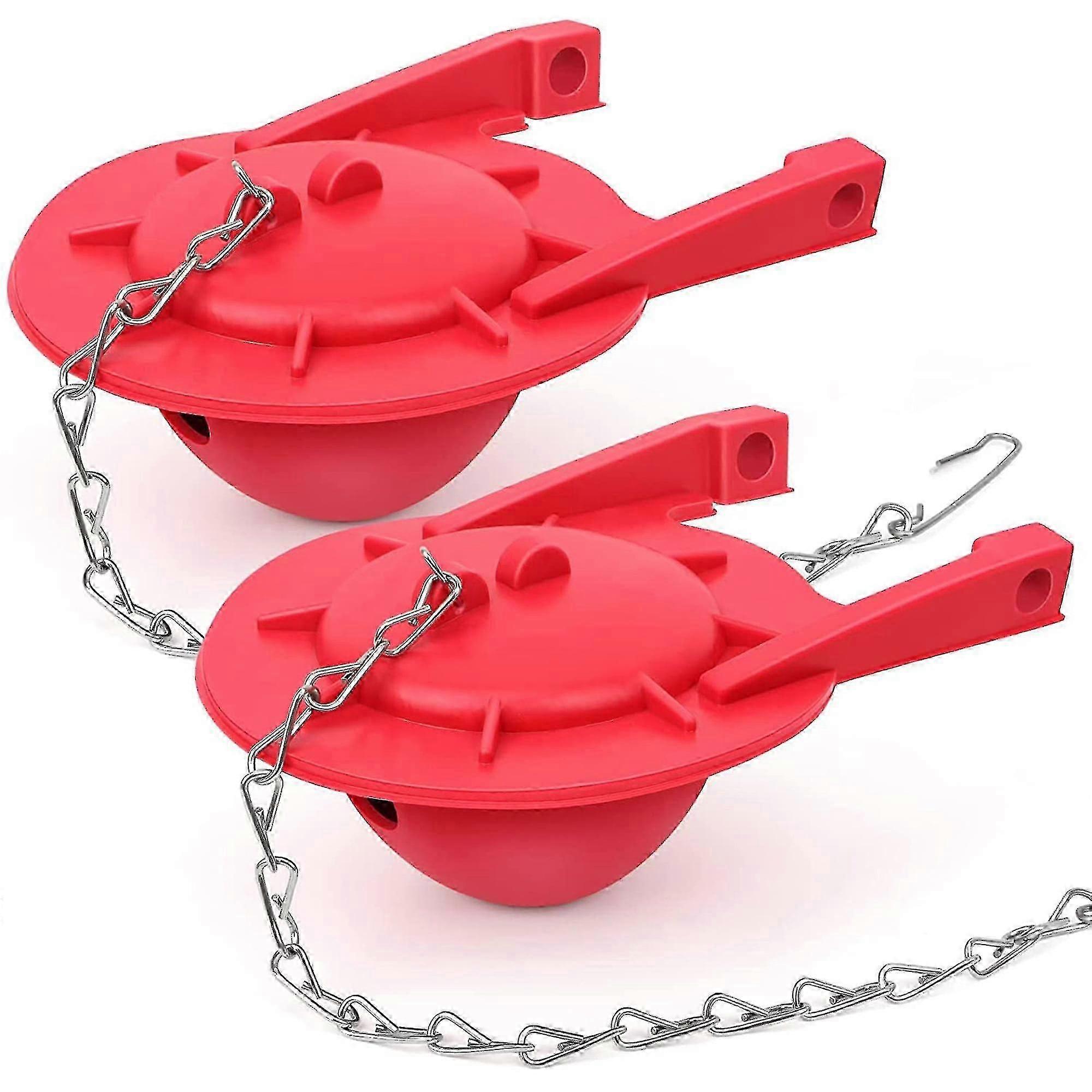 2 Pack Universal Water-saving Valve Toilet Flapper