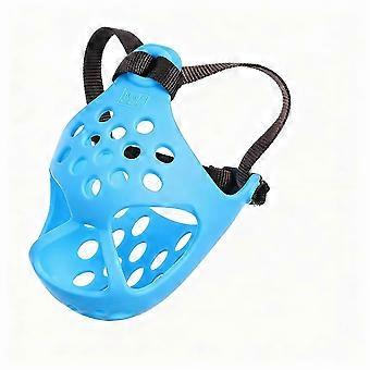 2022 Soft Rubber Muzzle for Short Snouted Dogs Bulldog Pug French Bulldog Anti Biting Eating Breathable@ff