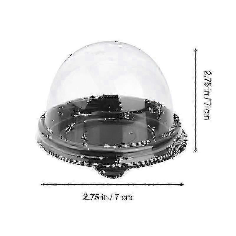 Cupcake Boxes 50-Piece Dome-Shaped